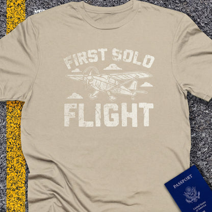 First solo flight