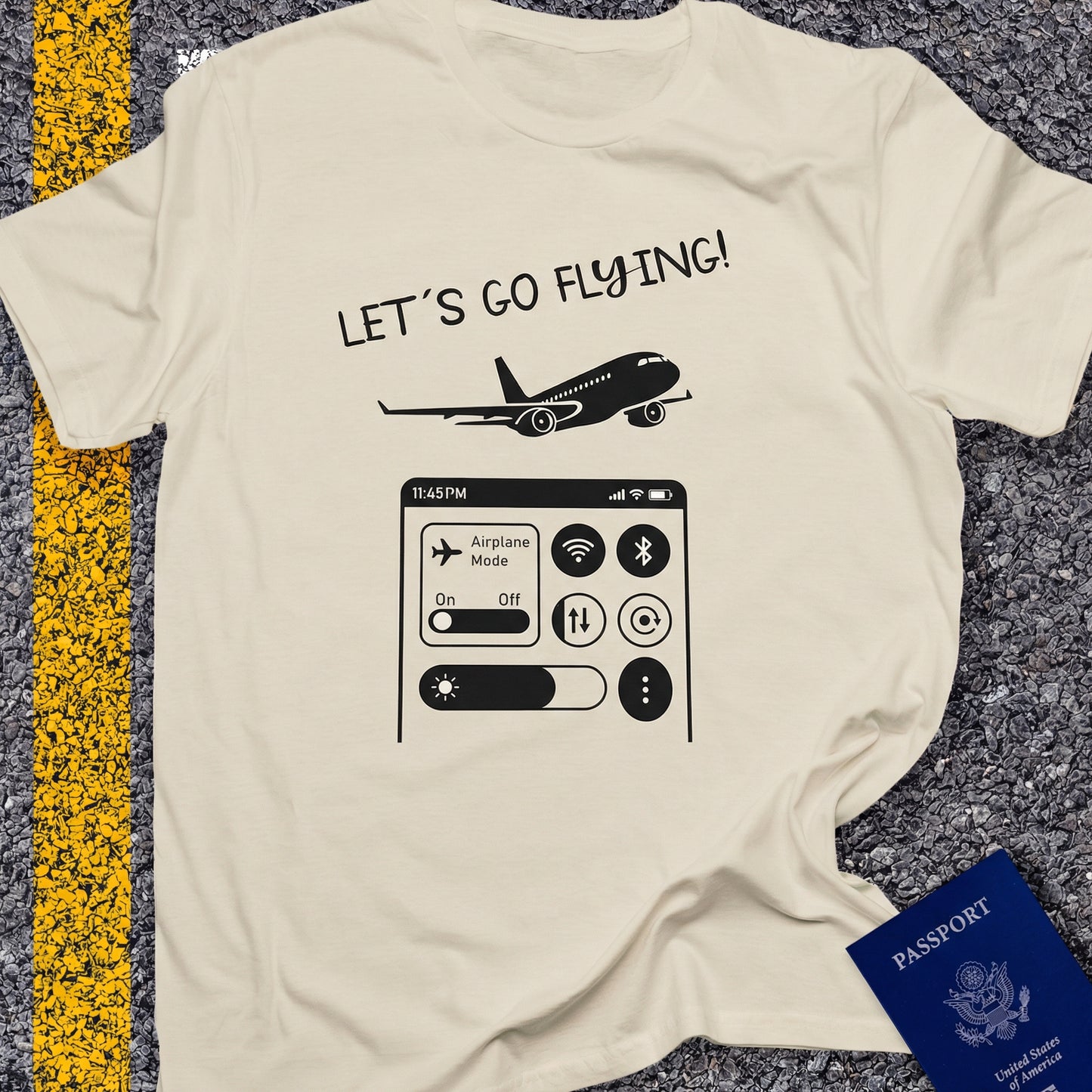 Let´s go flying - airplane mode on