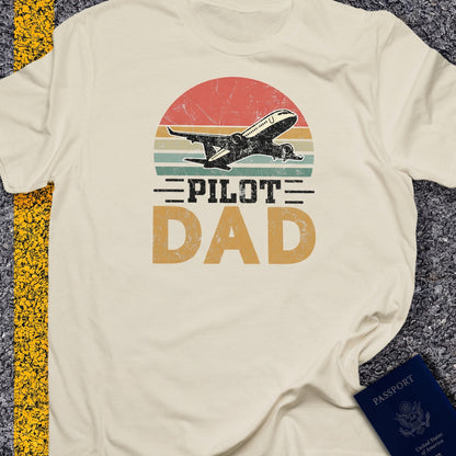 Pilot dad sunset retor