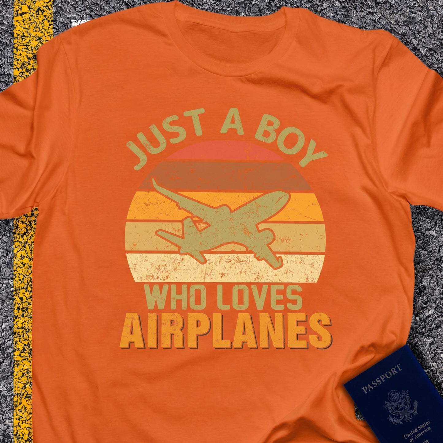 Just a boy that loves airplanes