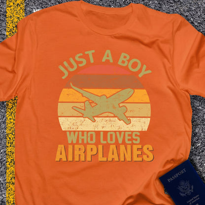 Just a boy that loves airplanes