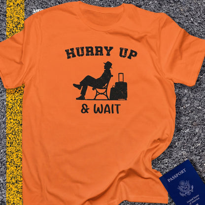 Hurry up and wait white
