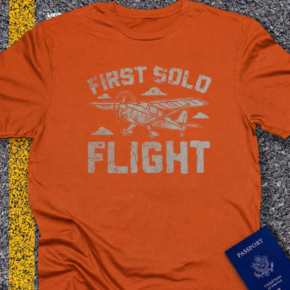 First solo flight