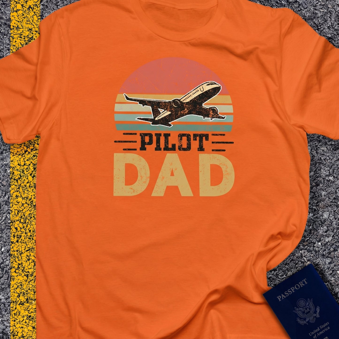 Pilot dad sunset retor