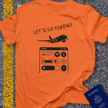 Let´s go flying - airplane mode on