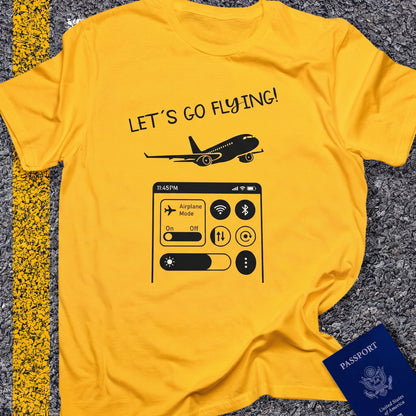 Let´s go flying - airplane mode on