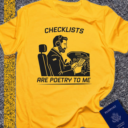 Checklists are poetry to me