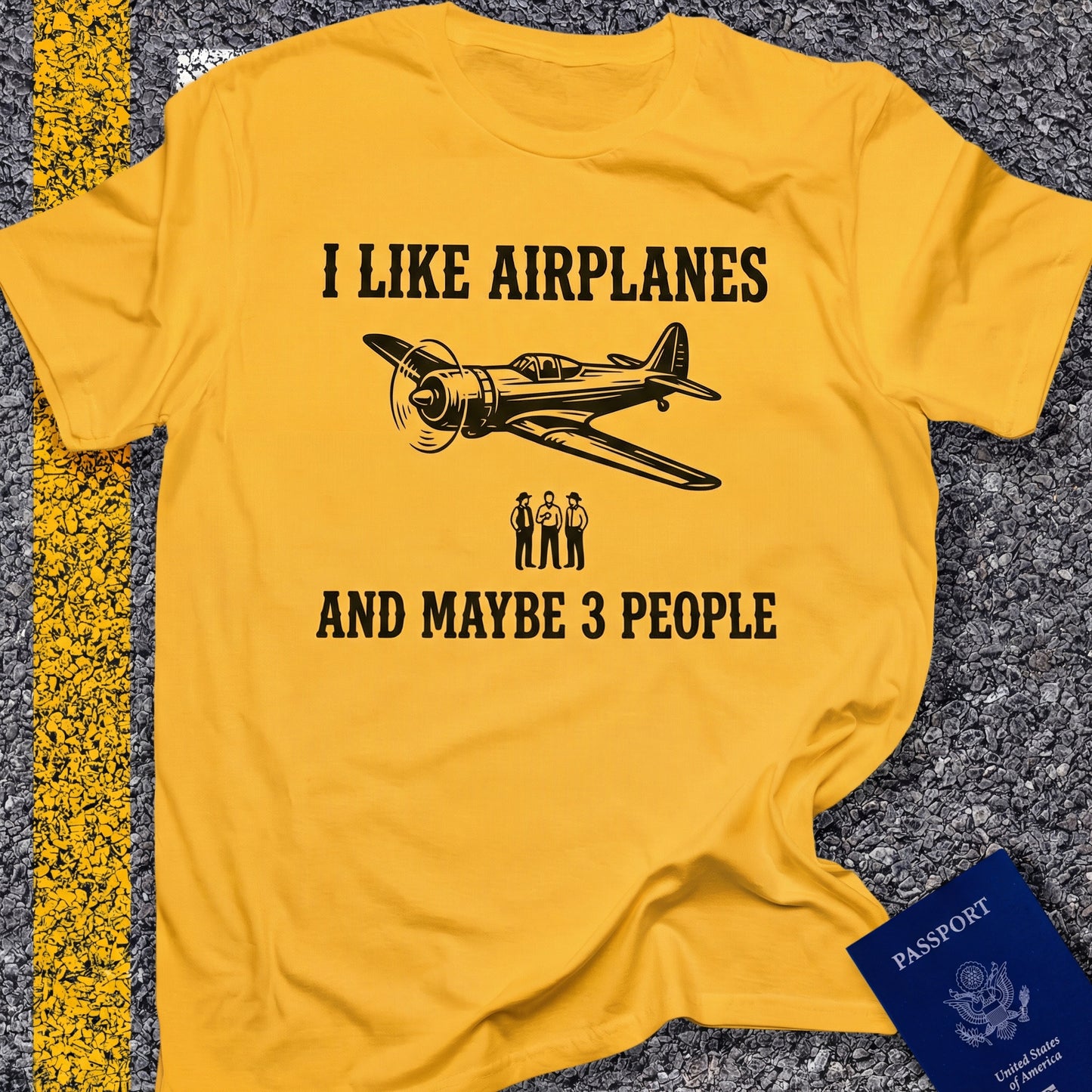 I like airplanes and maybe 3 people