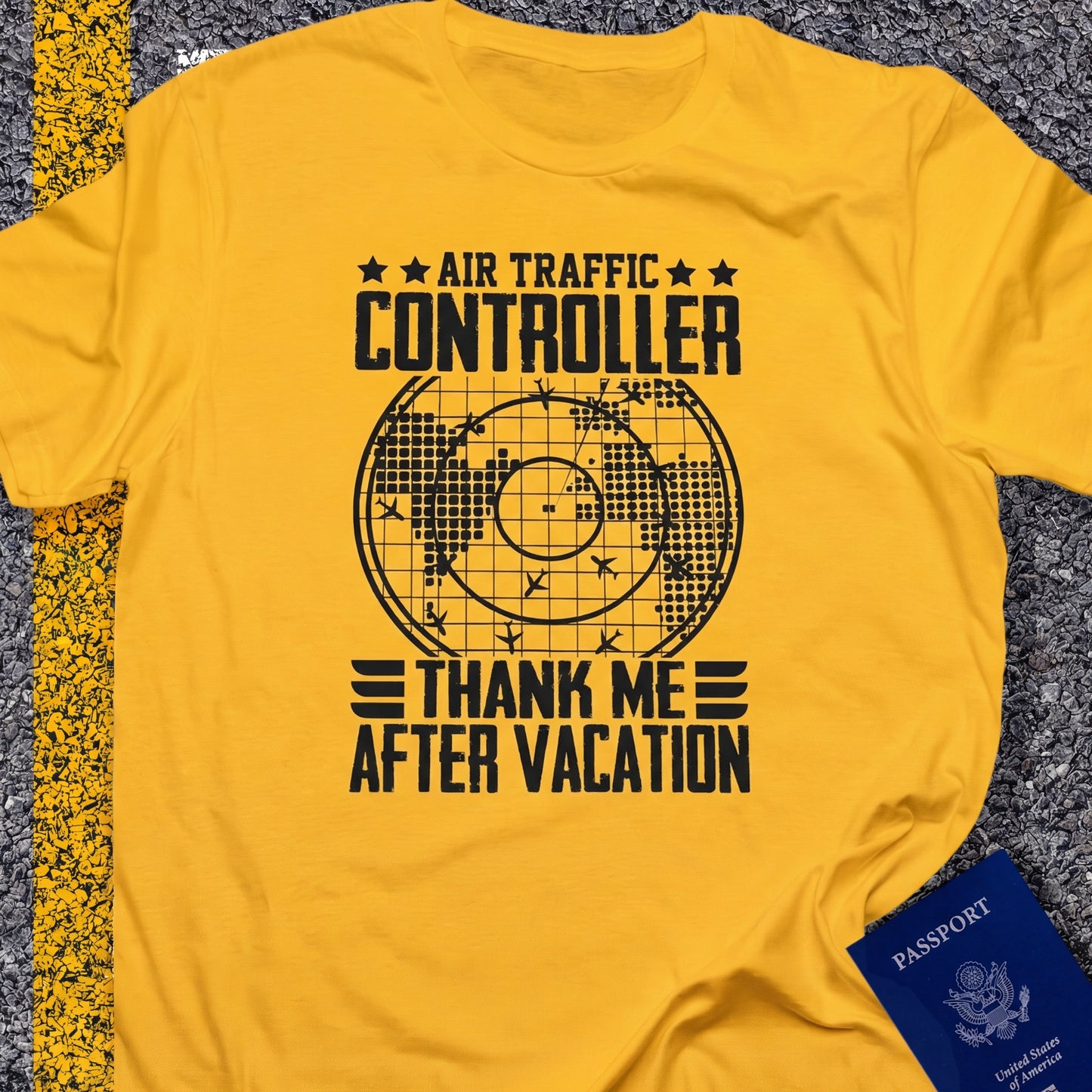 Air traffic controller, thank me after your vacation
