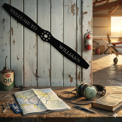 William's Propeller Metal Sign