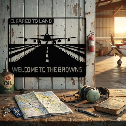 Cleared to land Welcome