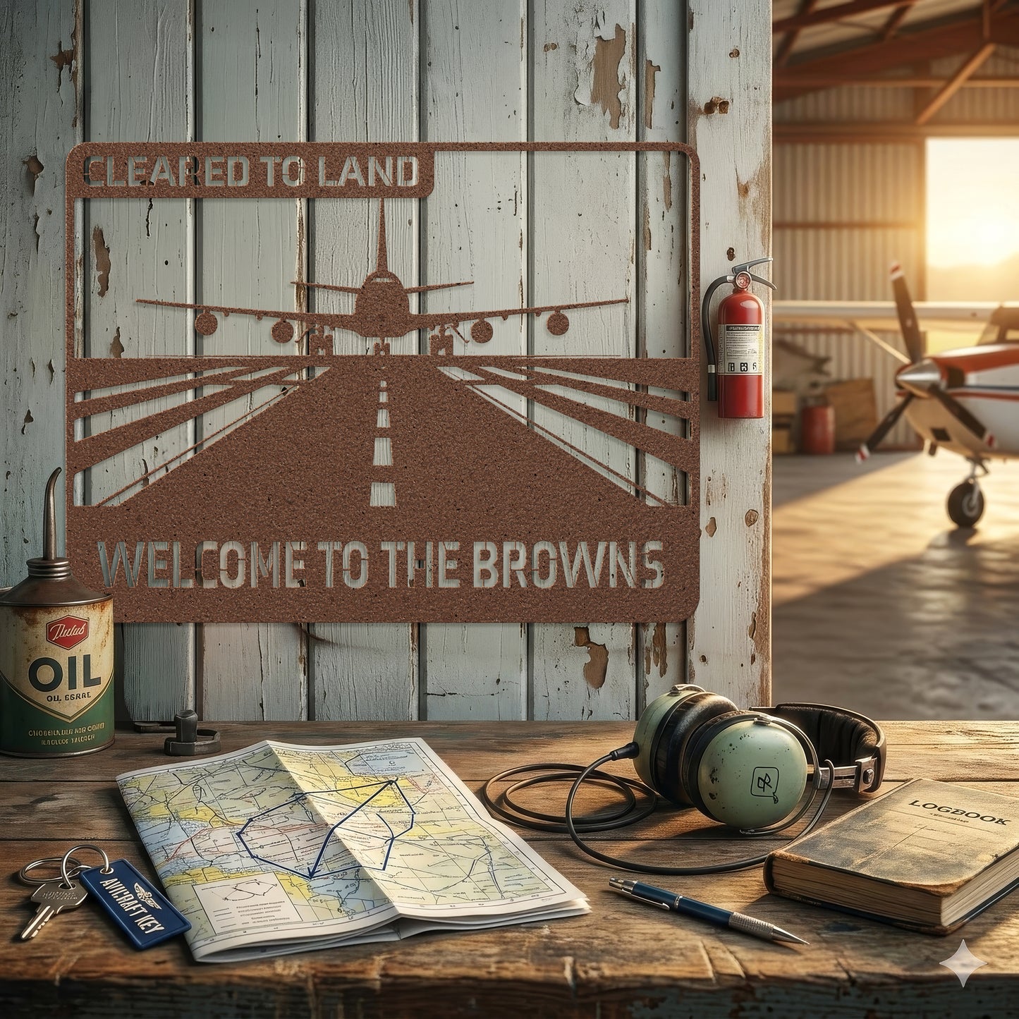 Cleared to land Welcome