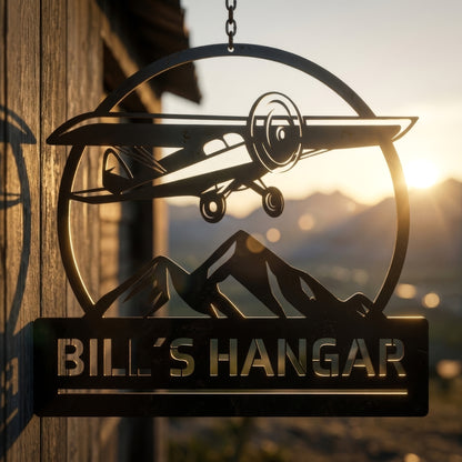 Bill´s Hangar Metal Sign
