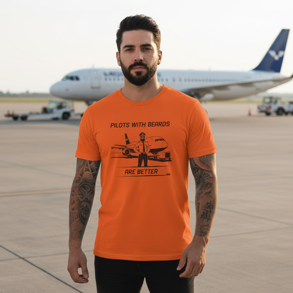 Pilots with beards are better