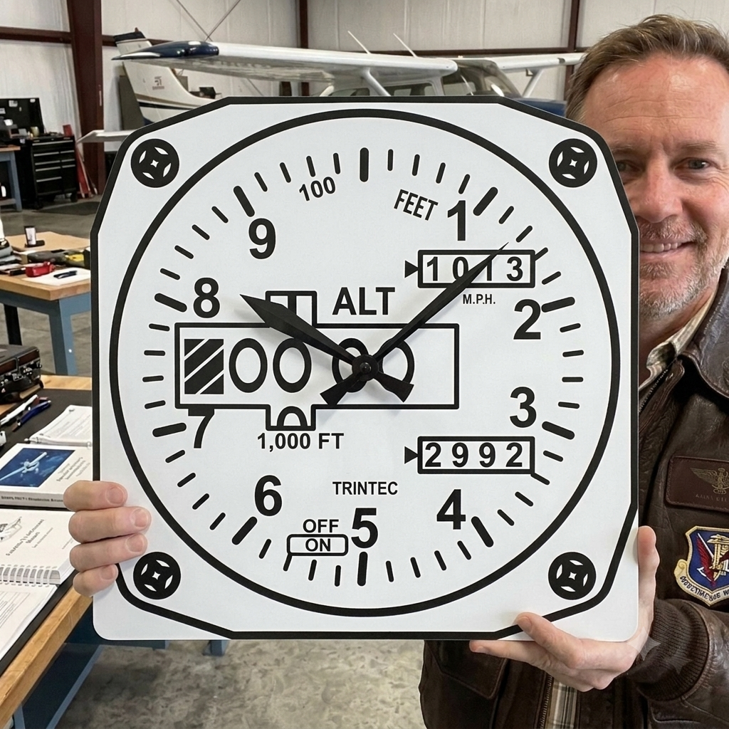 Altimeter Wall Clock