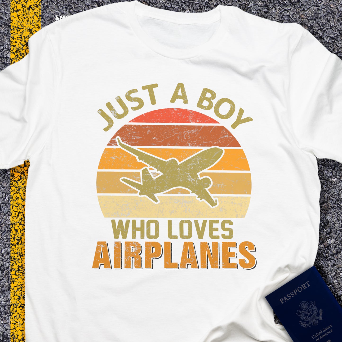 Just a boy that loves airplanes