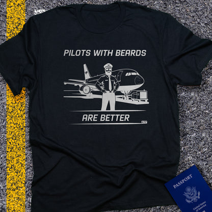 Pilots with beards are better