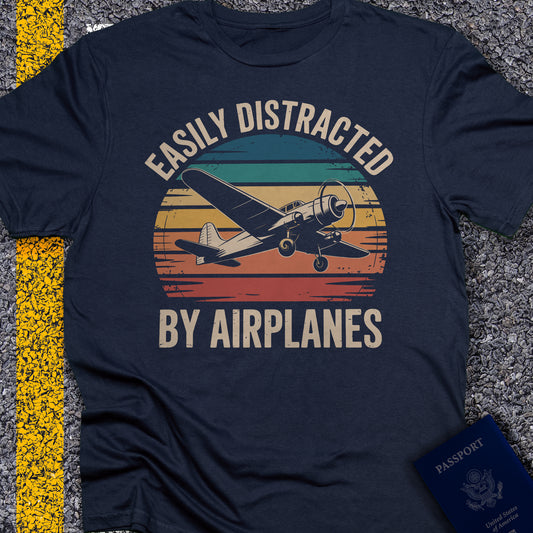 Easily distracted by airplanes (rainbow old school)