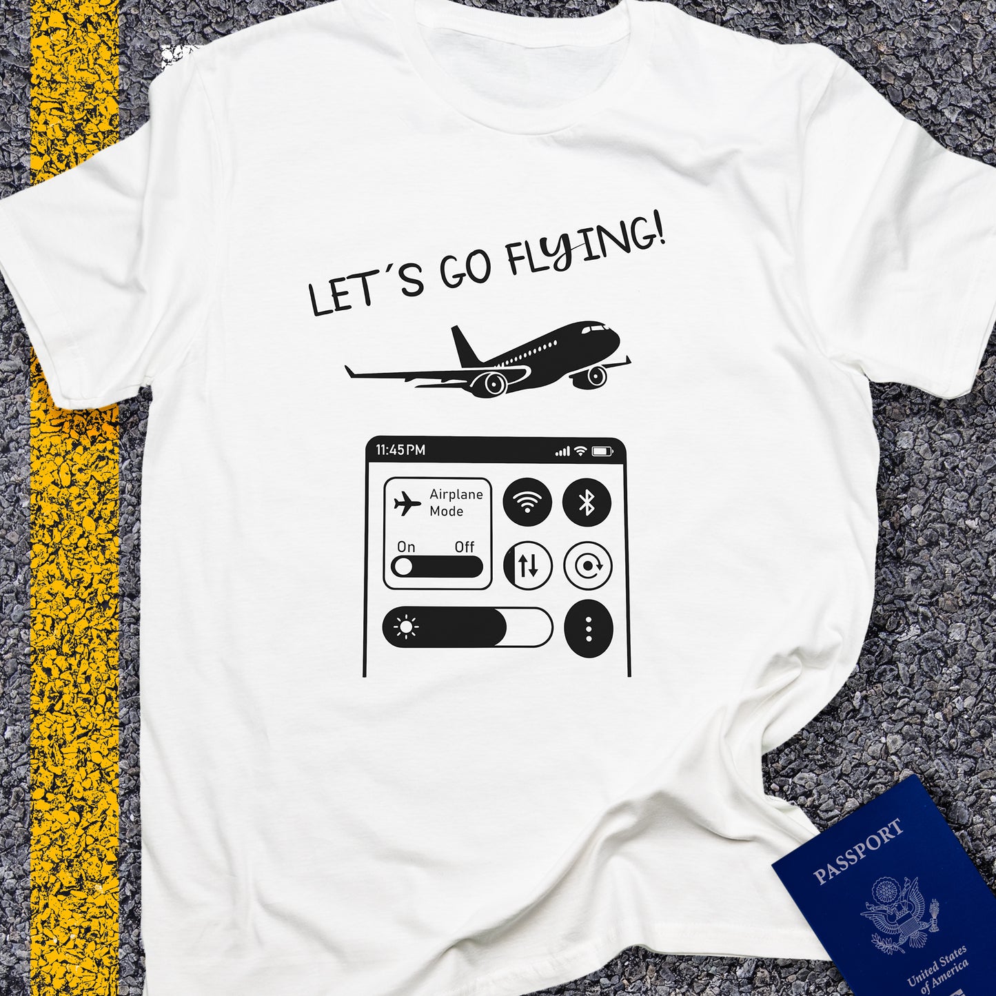 Let´s go flying - airplane mode on