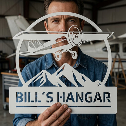 Bill´s Hangar Metal Sign