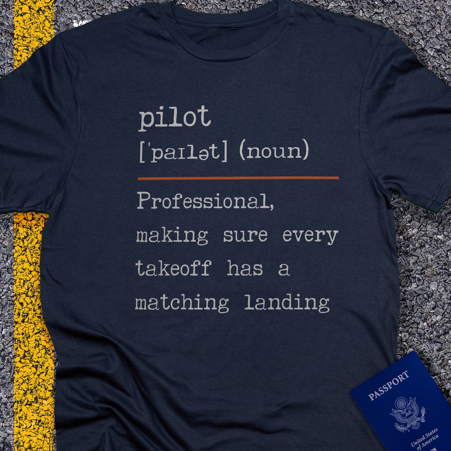 Pilot, noun keeping the number of landings equal to the number of take-offs version 2