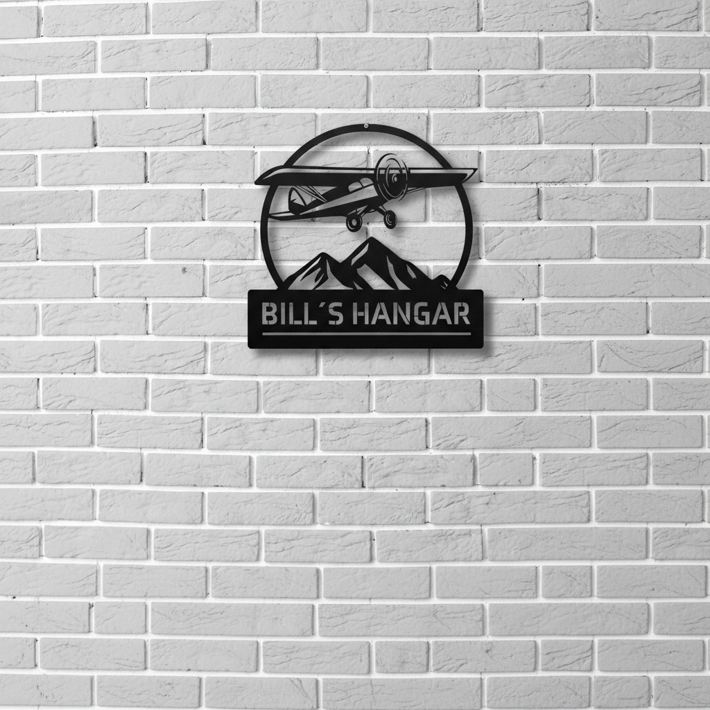 Bill´s Hangar Metal Sign