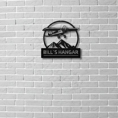Bill´s Hangar Metal Sign